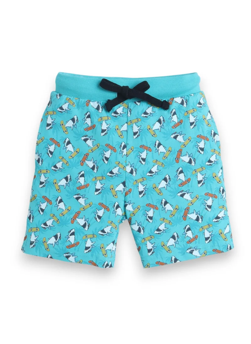 victor and jane Victor and Jane - All-Over Printed T-shirt and Shorts Pyjama Set