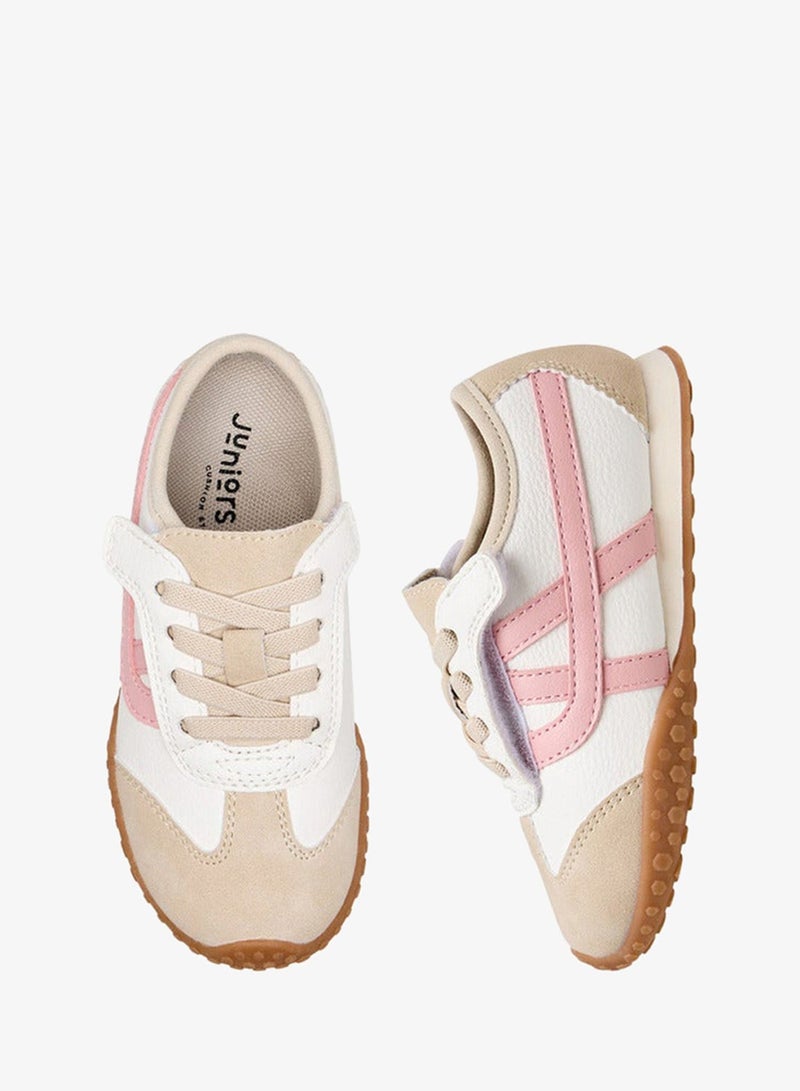 JUNIORS Girls Panelled Sneakers - Image 2