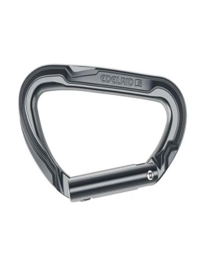 Edelrid Pure Straight 23KN Light Weight Climbing Carabiner, Weight 42G (CE 0082) - Slate - Image 3