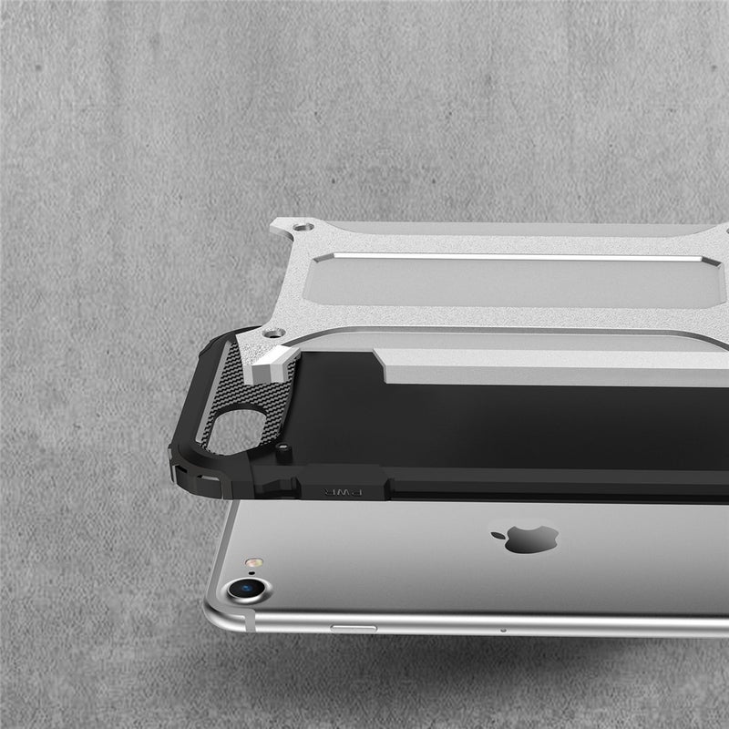 HuHa Protective Cover For iPhone SE 2022 / SE 2020  Magic Armor TPU + PC Combination Case(Black) - Image 2