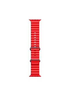 Generic Soft Silicone Ocean Band Compatible With Apple Watch Ultra Band 49mm,45mm,44mm,42mm for Men And Women High-Quality Adjustable Bands  - Image 1