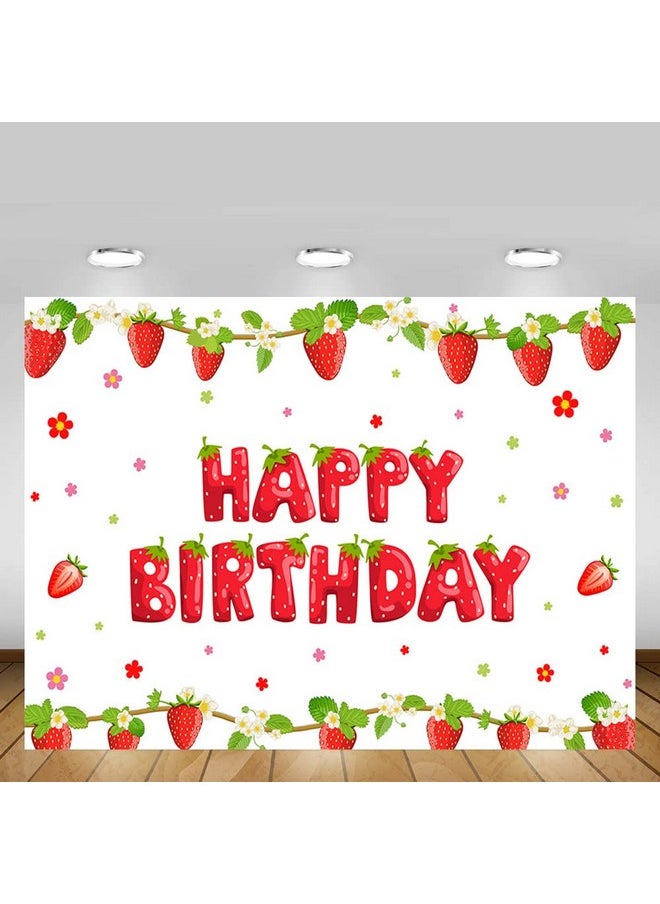 Strawberry First Birthday Backdrop For Sweet Girl Strawberry Birthday Decorations Berry First Birthday Decorations Photography Background Dessert Table Photo Banner Supplies 7X5Ft - pzsku/Z8716E288682F074A9046Z/45/_/1697271640/d4a87376-0fbe-47a9-8b1c-5542351bd2e7