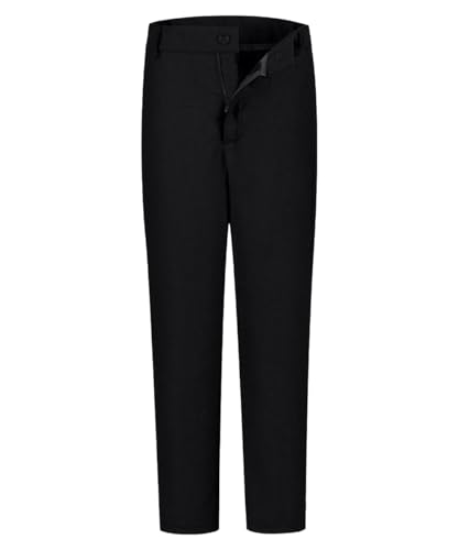 Visaccy Kids Suits for Boy Toddler Wedding Outfit Slim Fit Formal Wear Black Boys Suit Size 8 - Image 4