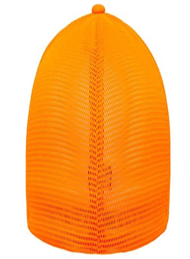 Flexfit Men's 360 Omnimesh Cap, Neon Orange, XX-Large - Image 3