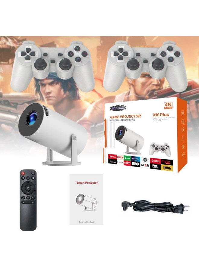 جهاز عرض X10plus وحدة ألعاب فيديو منزلية دقة 4K مع مقبض تحكم جهاز عرض Hy300 جهاز عرض ألعاب دقة 720P - Image 5