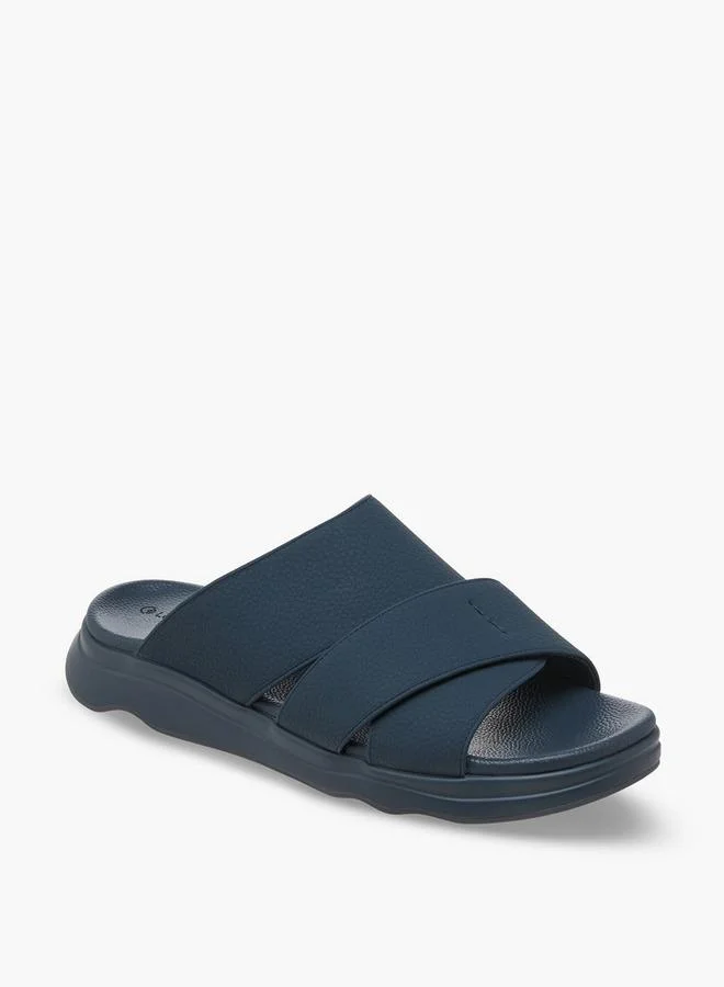 Le Confort Men Cross Strap Comfort Sandals