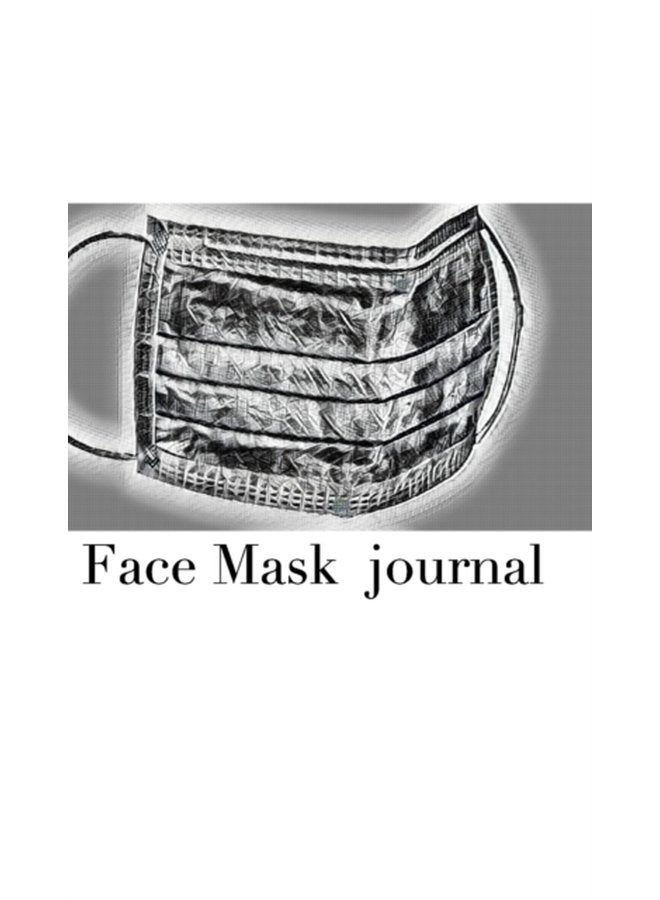 Face Mask themed Blank Journal sir Michael designer Face Mask Blank Journal - Hardback