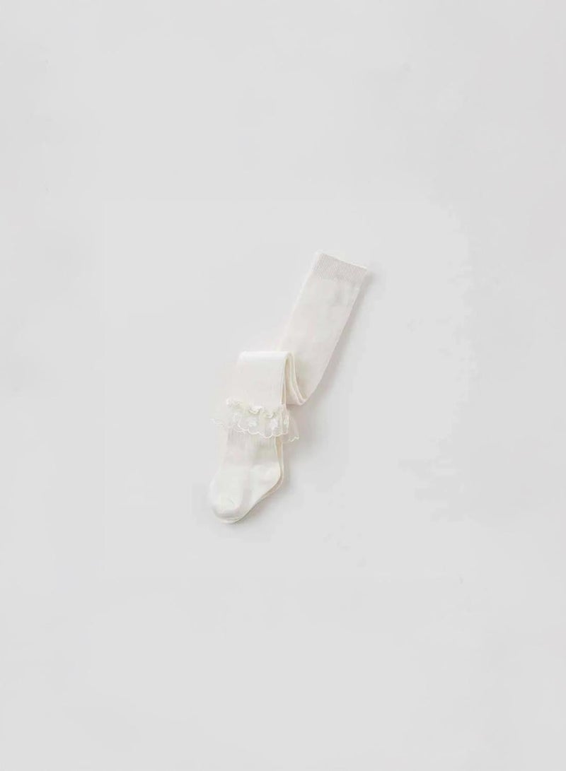 Dave & Bella Ruffle cotton tights - Image 2