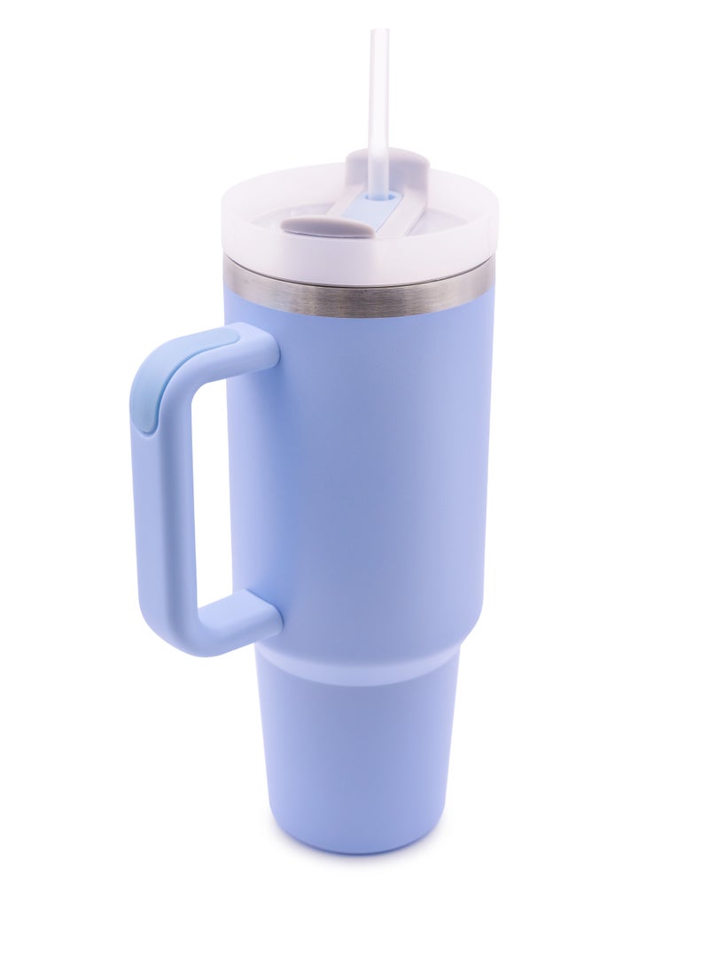 AYSHI - Ayshi Quencher H2.0 FlowState Stainless Steel Vacuum Insulated Tumbler with Lid and Straw for Water, Iced Tea or Coffee, Smoothie and More 40oz - Image 1
