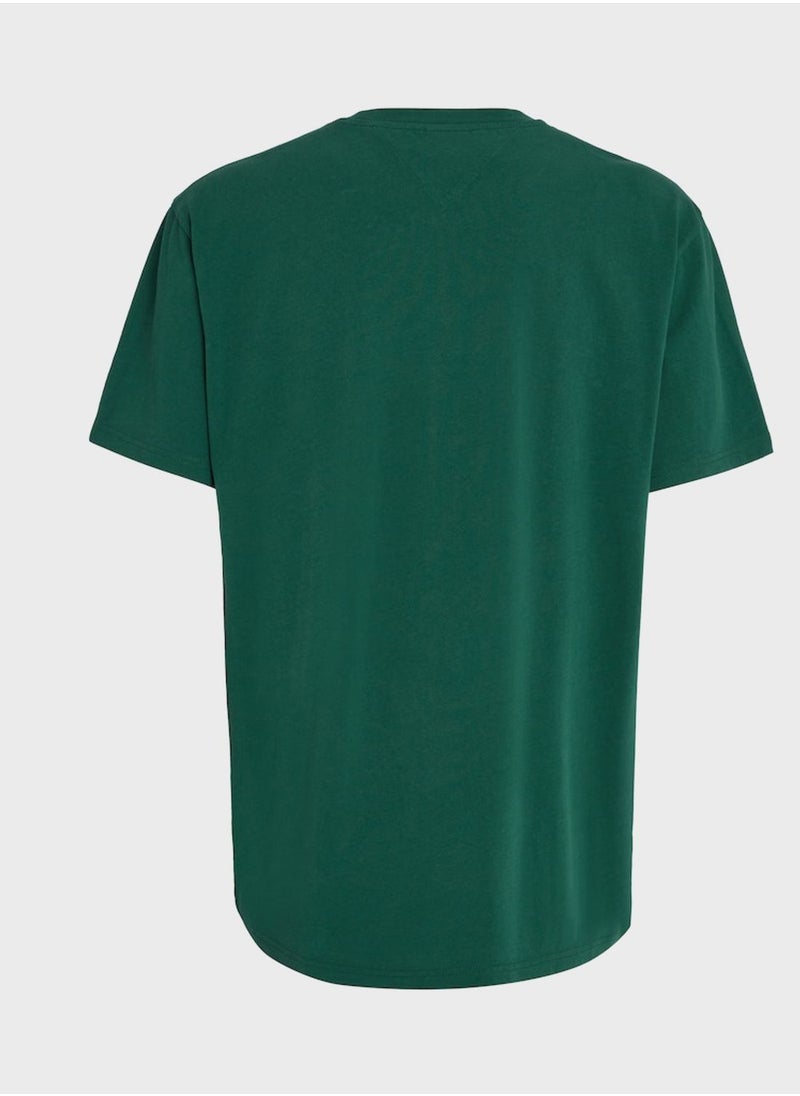 TOMMY JEANS - Logo Crew Neck T-Shirt - Image 1