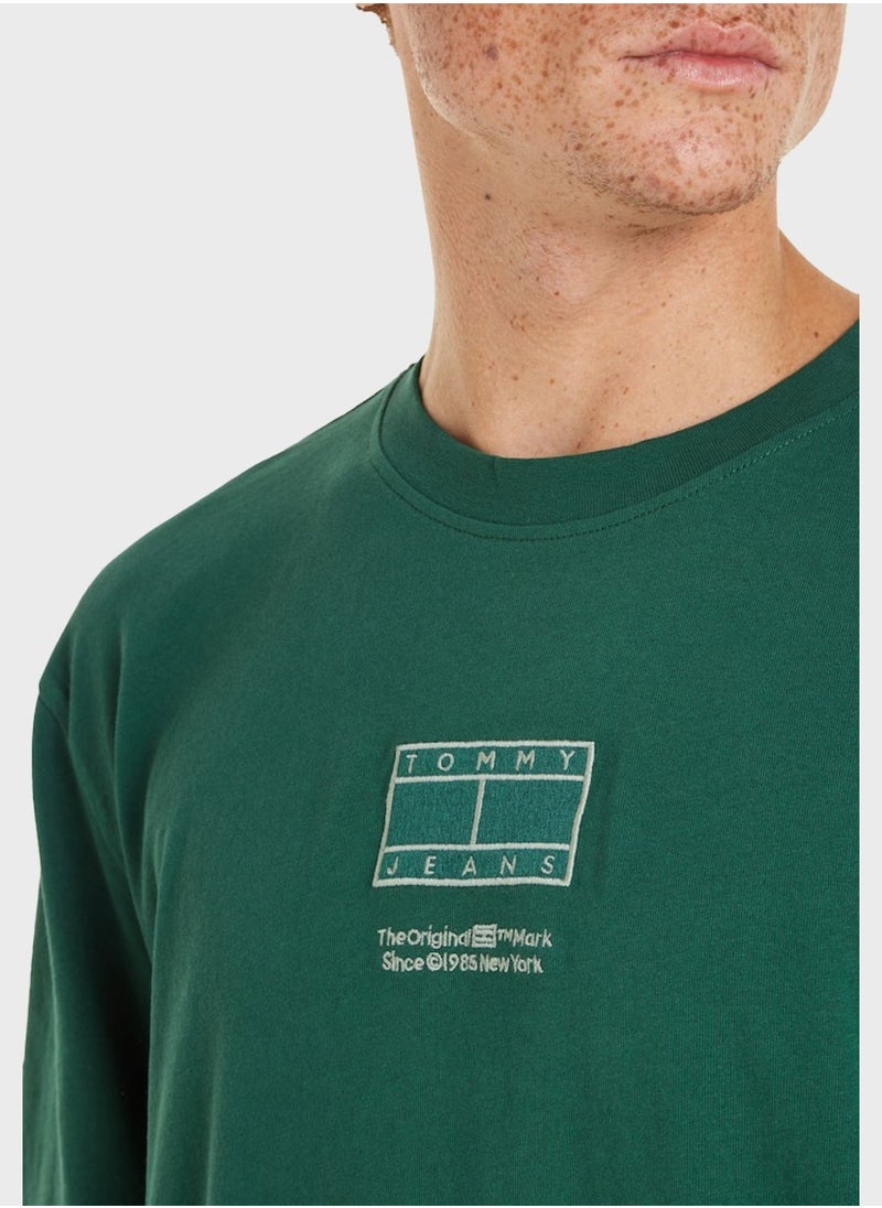 TOMMY JEANS - Logo Crew Neck T-Shirt - Image 1