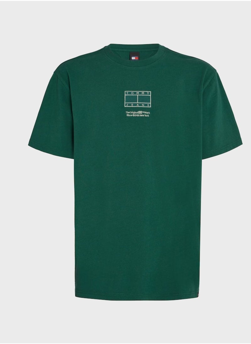 TOMMY JEANS - Logo Crew Neck T-Shirt - Image 1