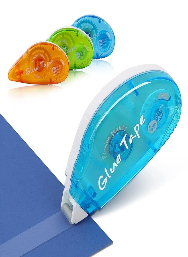 Dodhar شريط لاصق دائم من دودهار، عبوة واحدة، شريط لاصق دائم، أدوات تطبيق لاصقة دائرية لمشاريع سكرابوكينغ ومشاريع الحرف اليدوية، 8 مم × 8 م (عبوة من قطعة واحدة) - Image 2