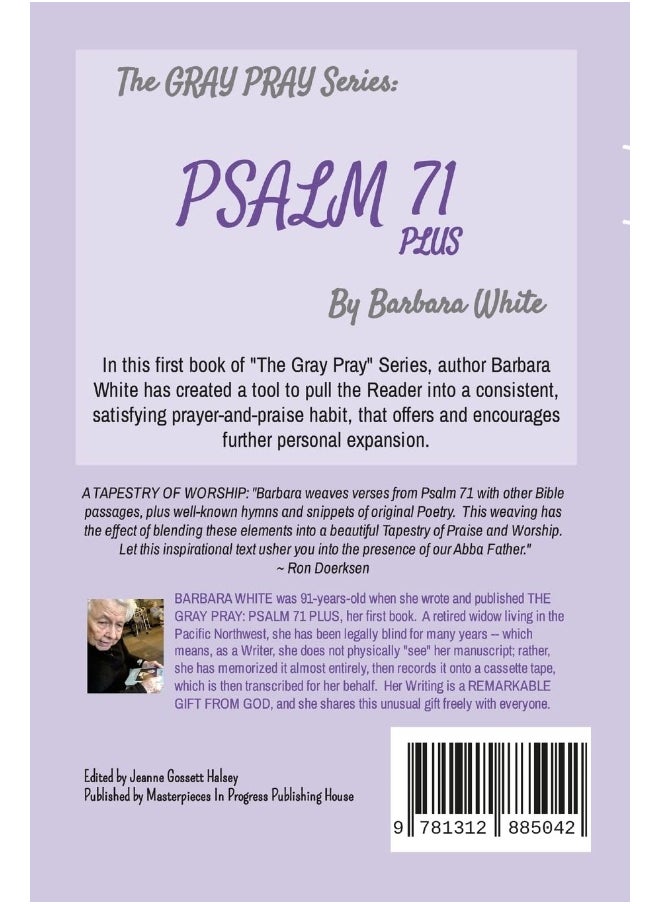 THE GRAY PRAY SERIES: PSALM SEVENTY-ONE PLUS  - Image 2