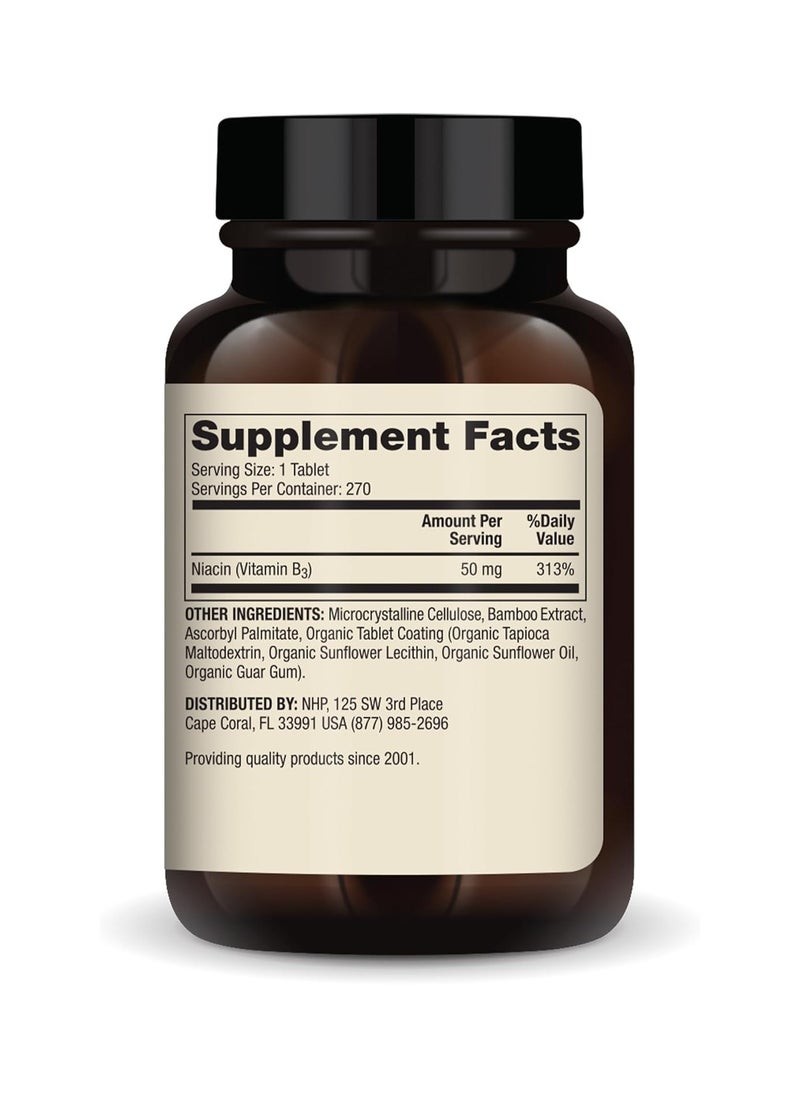 Dr. Mercola Niacin Vitamin B3 50Mg Per Tablet Mini Tabs 270 Tablets Dietary Supplement  - Image 2