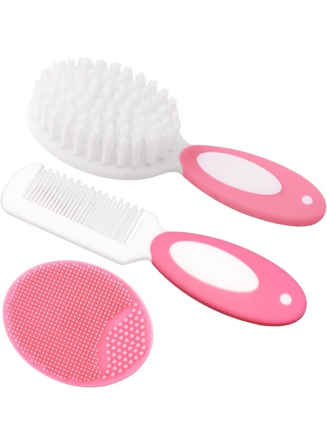 ام ار ليون Baby Hair Brush, Cradle Cap Brush, Baby Hair Comb - Image 1