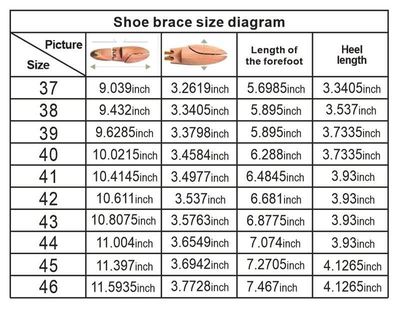 Cedar Space Cedar Shoe Trees for Men, 7.5-14 Sizes Cedar Shoe Trees, 1 Pairs Wooden Shoe Stretcher Tree, CS41 -US Size Men8 - Image 2