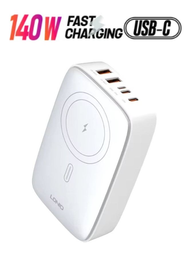 140W Wireless Charging With 2 USB-C 2 USB-A Multiport Desktop Wireless Charging Adapter White - pzsku/Z8717673EADBA88CE1D2BZ/45/_/1739961070/bc2234d9-809e-4380-8ef6-2d13b3d7f58d
