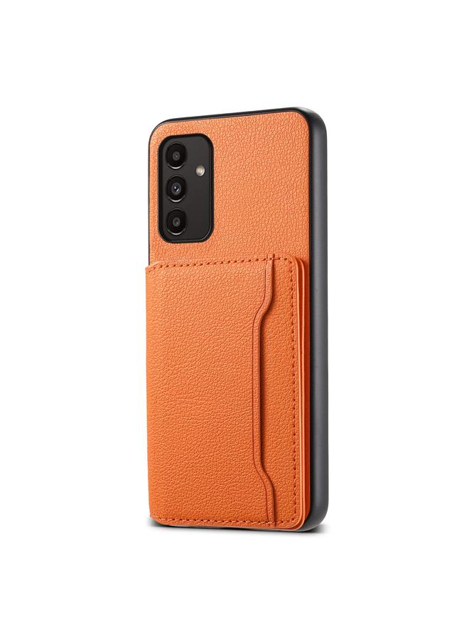 S-TOP Case For Samsung Galaxy A13 5G Calf Texture Card Bag Design Full Coverage Phone Case - Image 1