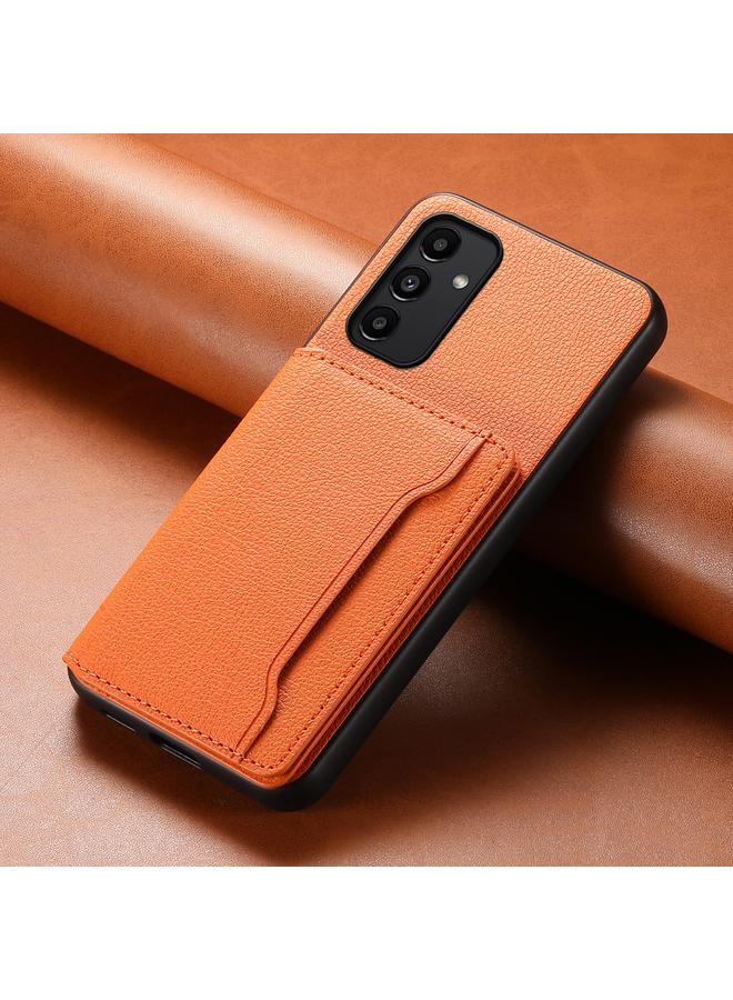 S-TOP Case For Samsung Galaxy A13 5G Calf Texture Card Bag Design Full Coverage Phone Case - Image 2