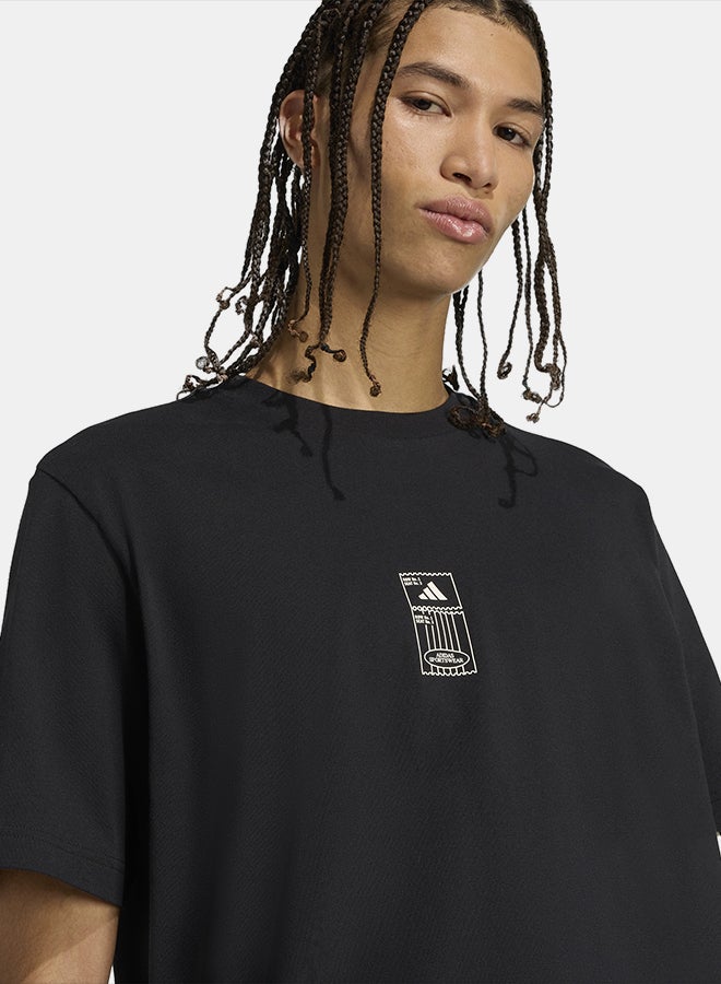 Adidas Stadium Ticket Loose Graphic T-Shirt - Image 1