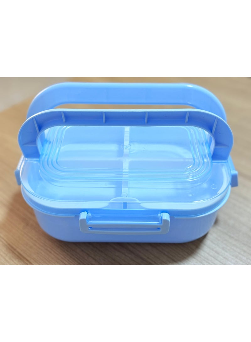 لانش بوكس محمول 3 قطع محكم الغلق – خفيف وسهل الحمل للطعام - Image 4
