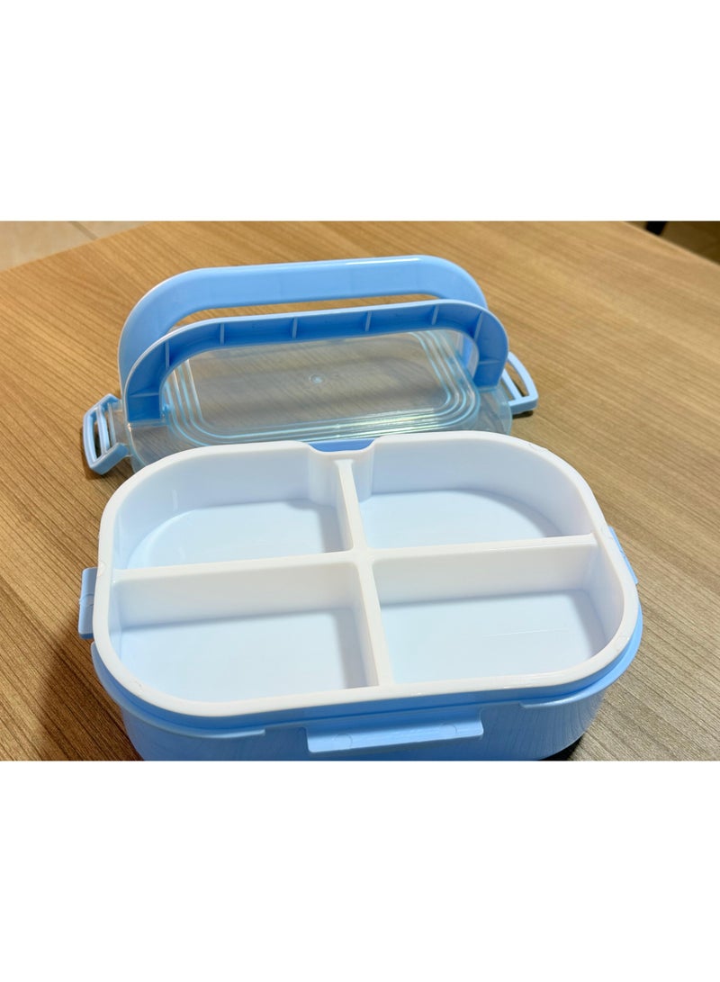 لانش بوكس محمول 3 قطع محكم الغلق – خفيف وسهل الحمل للطعام - Image 3