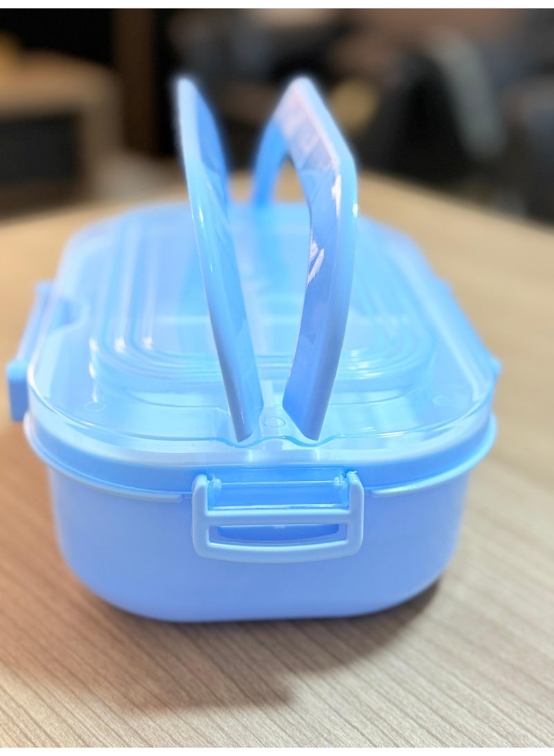 لانش بوكس محمول 3 قطع محكم الغلق – خفيف وسهل الحمل للطعام - Image 5