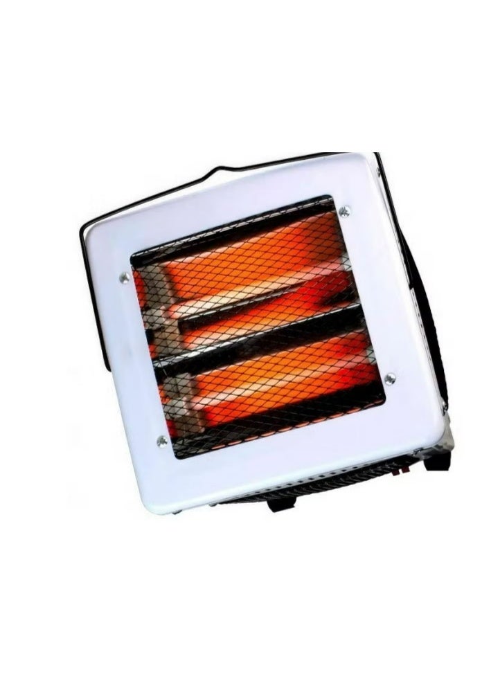 ريفورا مدفأة كهربائية للغرفة مع خاصية الأمان والإيقاف التلقائي بقوة 2000 واط، أبيض/أسود - Image 5