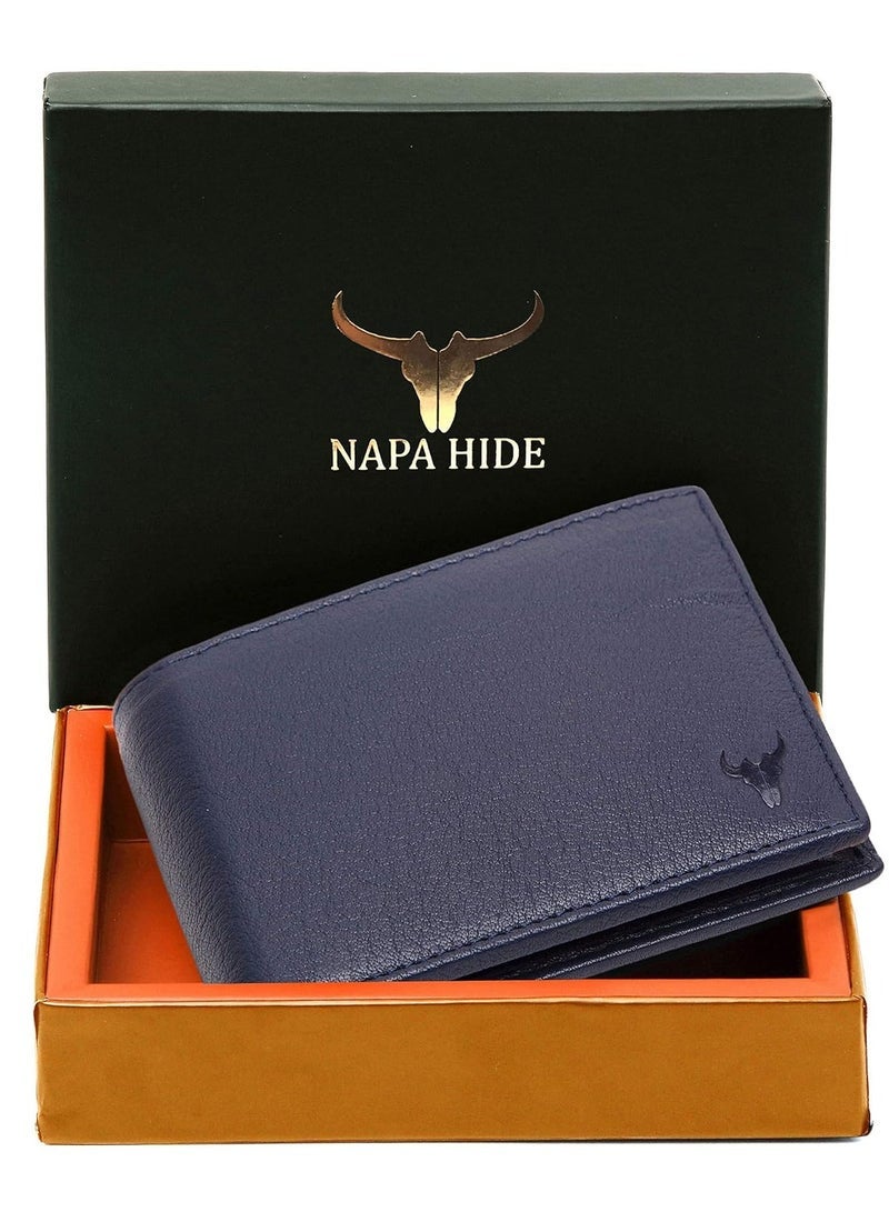 NAPA HIDE Leather Wallet for Men I Handcrafted I Credit/Debit Card Slots I 2 Currency Compartments I 2 Secret Compartments - Image 2