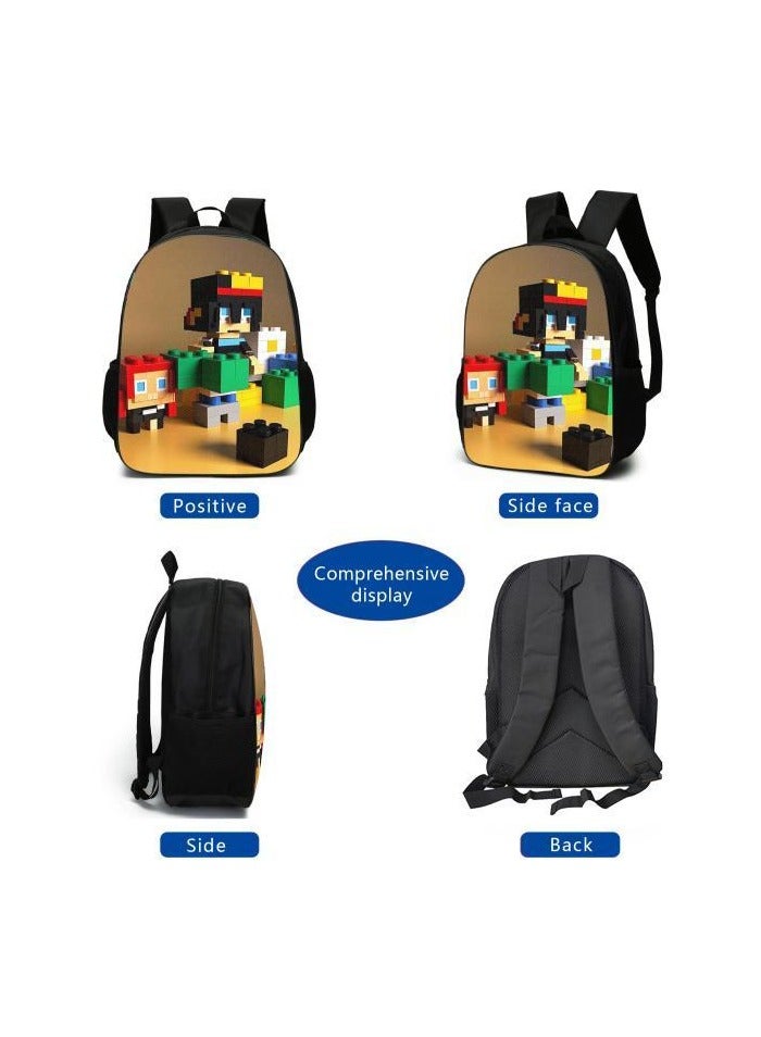 Cartoon style universal three-piece schoolbag - 454  - Image 4