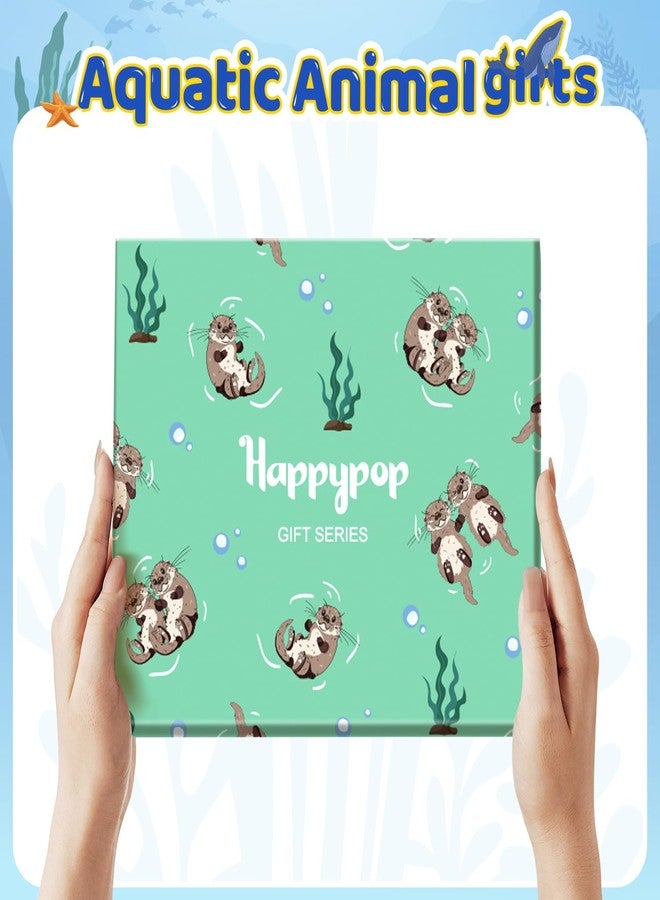 Happy Pop HAPPYPOP Otter Gifts for Women Men - Sea Otter Socks for Teens, Ocean Gifts Ocean Socks - Image 3