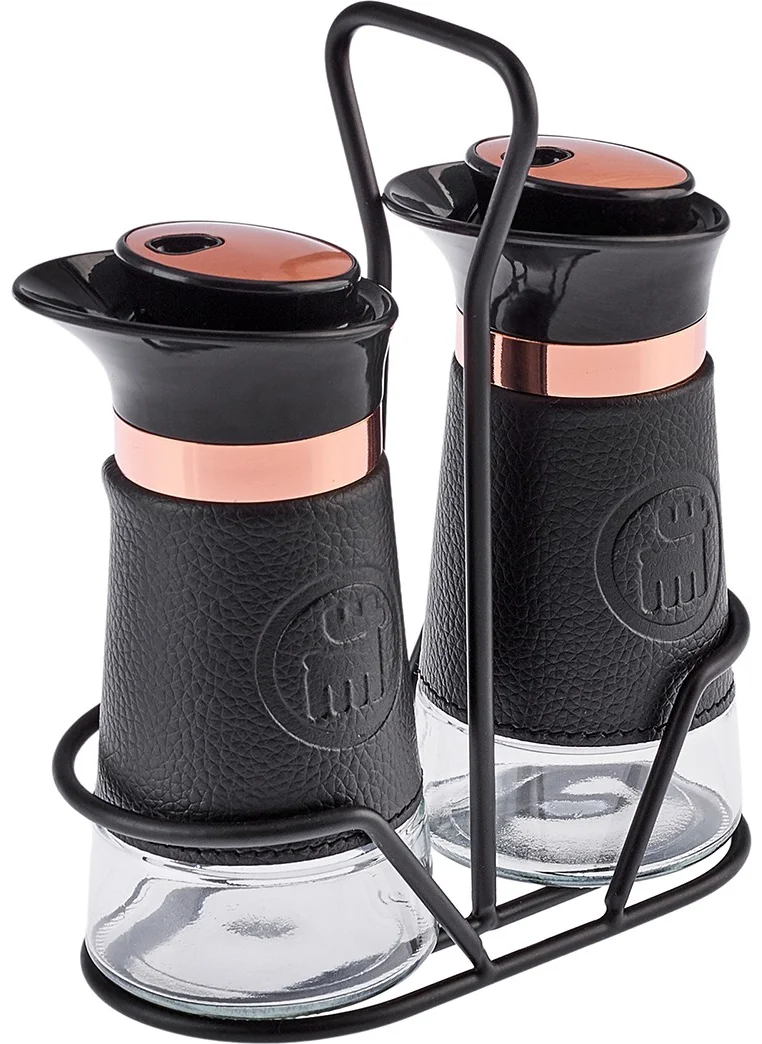 Karaca Latin Leather 2-Piece Spice Jar Set