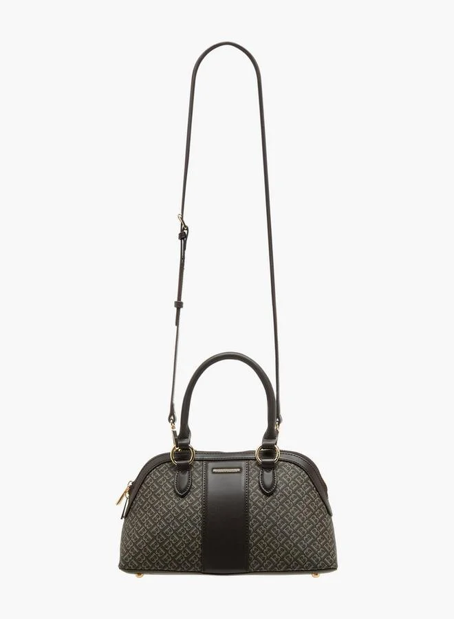 فلورا بيلا من شو إكسبرس حقيبة يد بطبعة شعار بحزام مزدوج