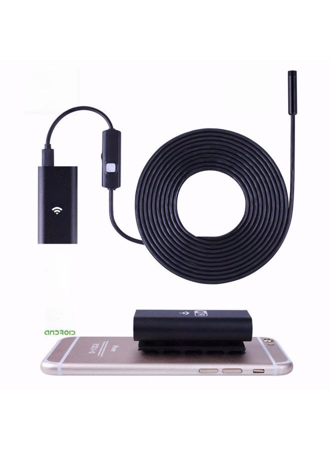 2 Million WIFI Mobile Phone Endoscope 1 M 5 M 2 M High Definition Waterproof IOS Mobile Phone Endoscope Industrial Endoscope-Color:8mmwifi 10 Meters Long - Image 1