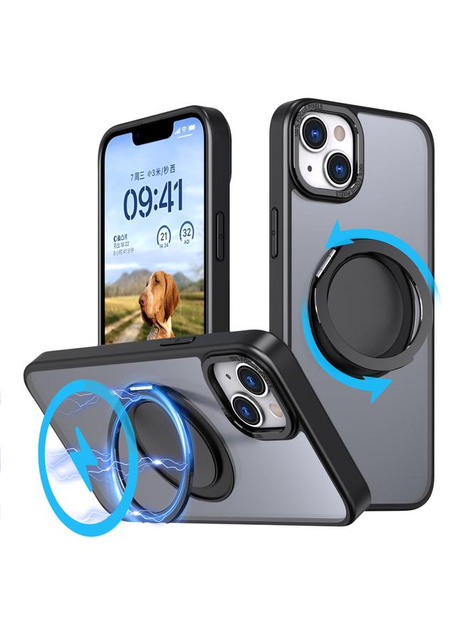 اس-توب جراب لهاتف iPhone 14 Plus مع حامل مغناطيسي يدور 360 درجة من MagSafe - Image 1