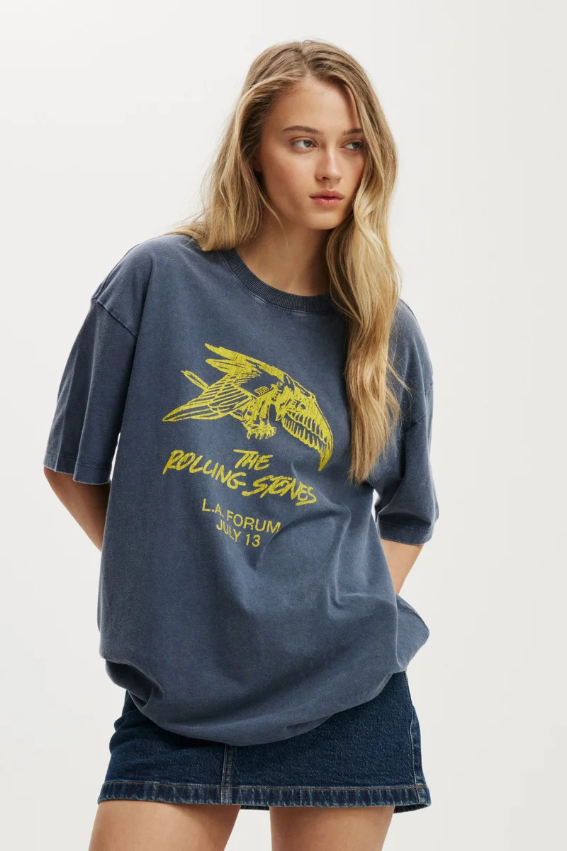 Cotton On The Lcn Music Boxy Graphic Tee