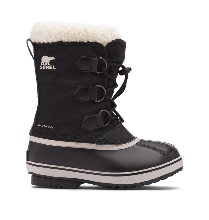 SOREL Childrens Yoot Pac Nylon Waterproof Boot BLACK 2