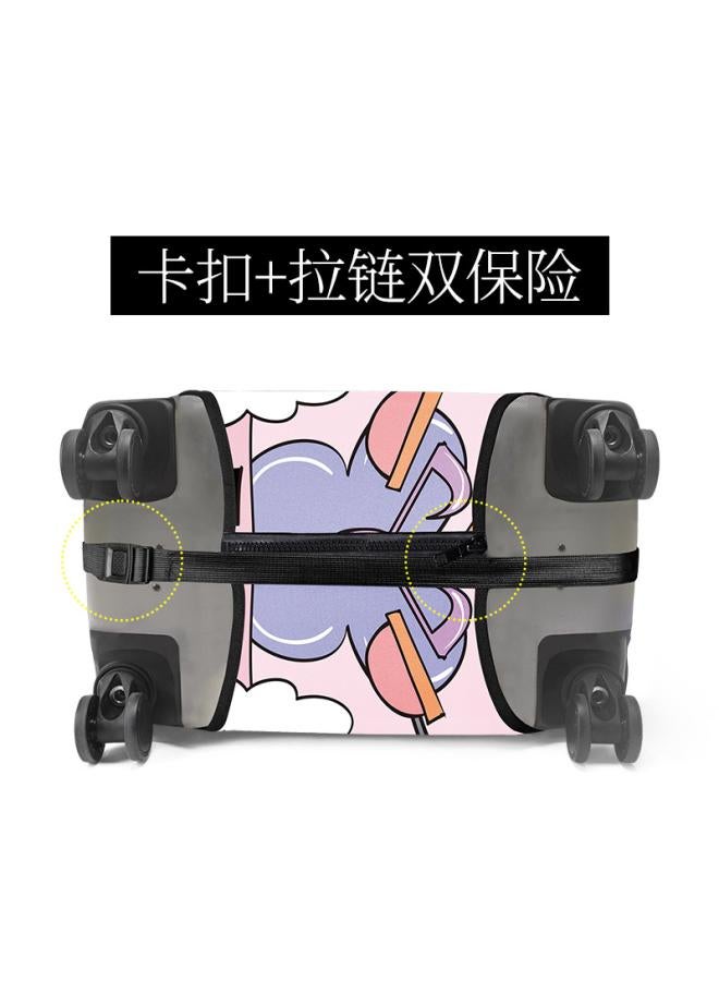 شك حالة عربة مرنة الغطاء الواقي نمط الكرتون غطاء حالة الأمتعة غطاء حقيبة - Image 4