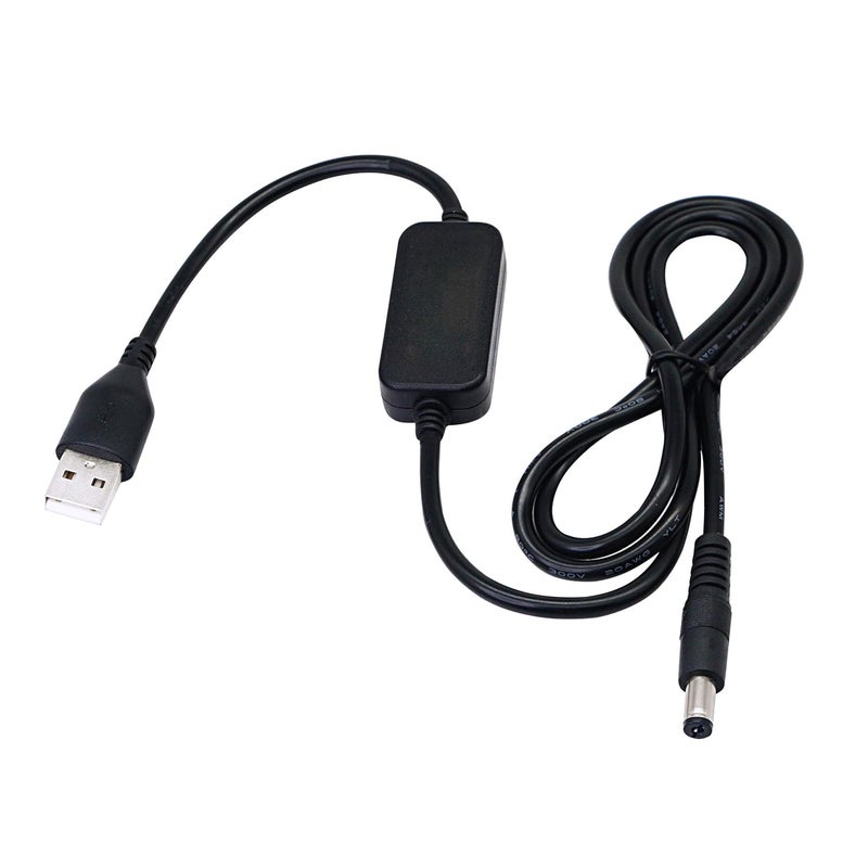 SinLoon 328ft USB 5V to DC 12V Converter Step Up Voltage Converter Power Cablefor Camera Desk lamp Speakers Blue Tooth Headset and Other 5V Devices55 x 21mm - Image 1