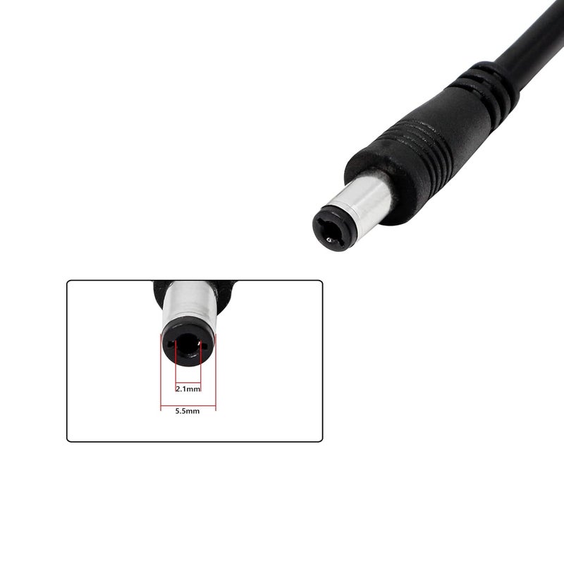 SinLoon 328ft USB 5V to DC 12V Converter Step Up Voltage Converter Power Cablefor Camera Desk lamp Speakers Blue Tooth Headset and Other 5V Devices55 x 21mm - Image 2