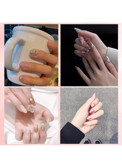 Beauenty 6 Colours Rose Gold Chrome Nail Powder Set with 6 Pcs Brushes, Mirror Effect Chrome Pigments, Manicure Powder for Nail Decoration Salon Home DIY Nail Art  - Image 5