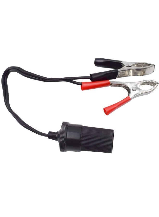 THUNDER Heavy Duty 2 Cylinder Air Compressor 12V DC Portable Tyre Inflator Car Air Pump Dual Cylinder High Power Compressor with Pressure Gauge Air Hose Clamp Set Carry Bag Emergency Roadside Kit for Car SUV Bike Off Road Vehicle - Image 2