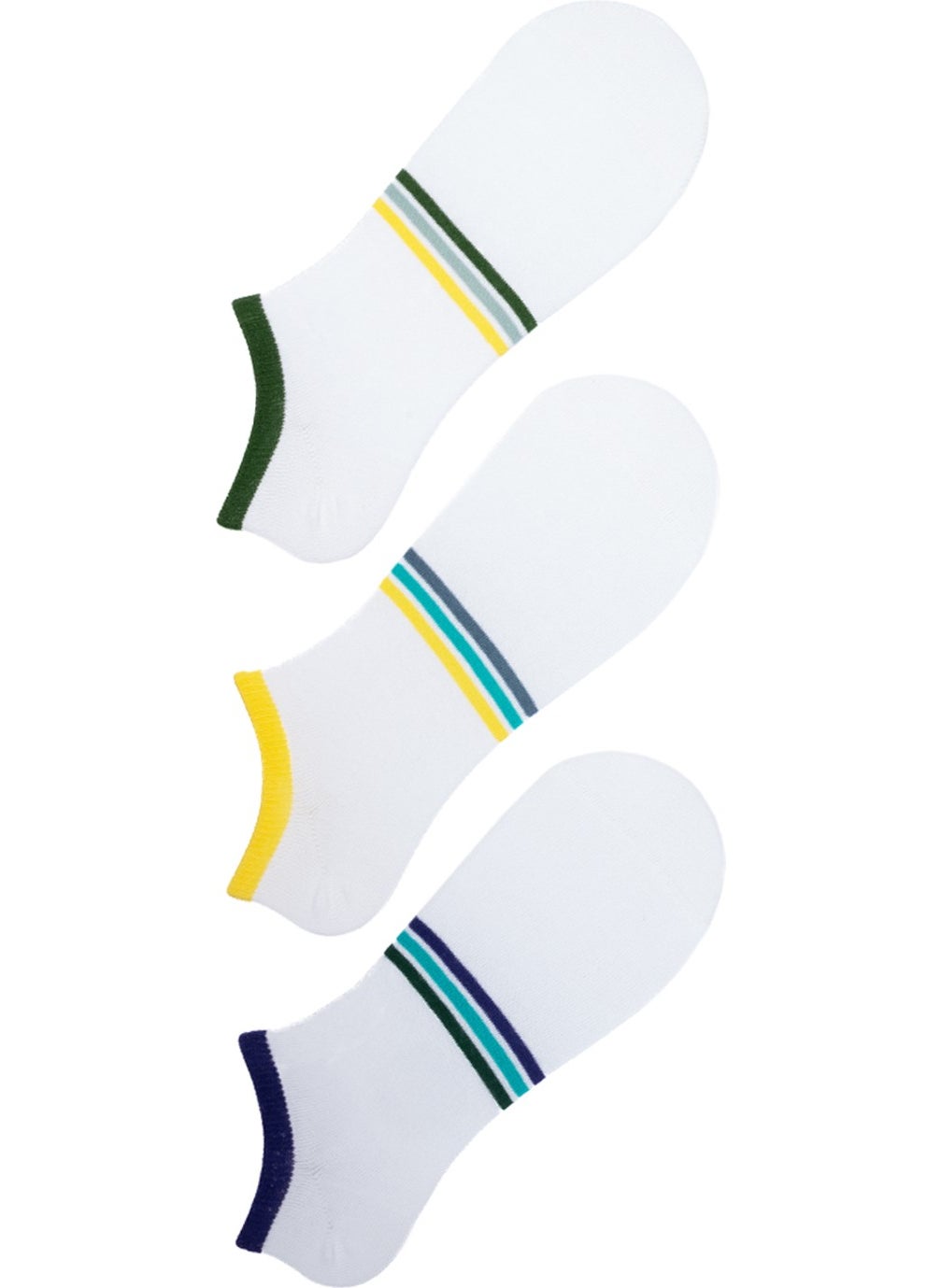 The Socks Company - 3 Pairs of Men's Booties Socks - Image 1