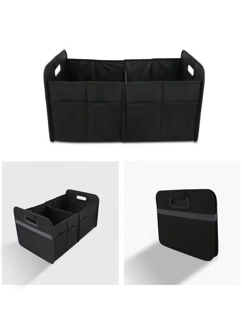 مينتو اوتو صندوق منظم لصندوق السيارة قابل للطي - حقيبة تخزين قماش أكسفورد متينة للسيارات. - Image 4