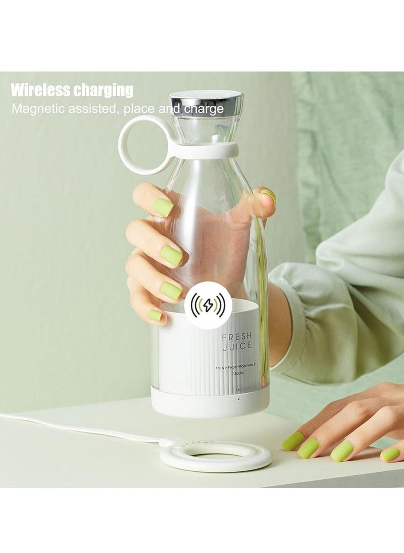 TIGER - 500ml Portable Mini Blender – USB Rechargeable, Magnetic Suction, Compact Juice Cup for Smoothies, Shakes, and Juices – Travel-Friendly, Easy-to-Clean Design for Home, Gym, and On-the-Go - Image 1