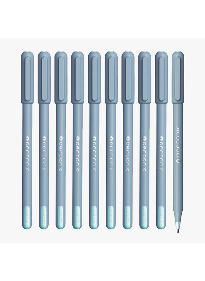 Pentonic Pentonic Frost 0.7 mm Ball Point Pen Tumbler Pack | Cool Pastel Body Colors | Blue, Black & Red Ink | Set of 100 Pcs  - Image 1