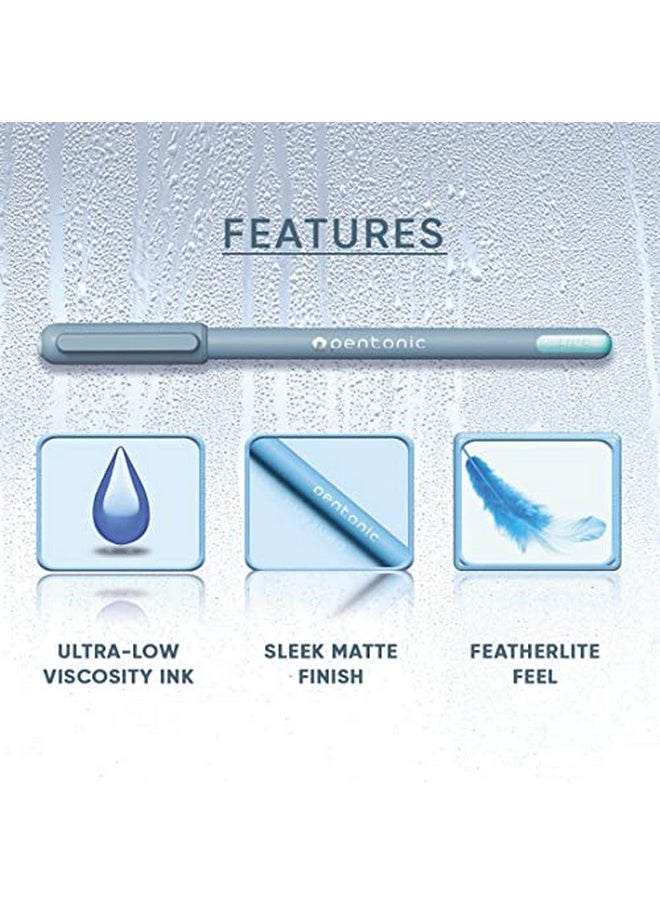 Pentonic Pentonic Frost 0.7 mm Ball Point Pen Tumbler Pack | Cool Pastel Body Colors | Blue, Black & Red Ink | Set of 100 Pcs  - Image 4