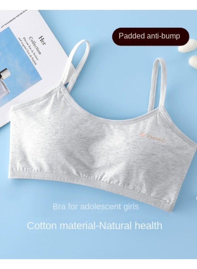 Fenton 100% Cotton Cup [stages 2-3] Growth Period 12-16 Years Wire-free Spring/summer Underwear Teen Bra - Image 1