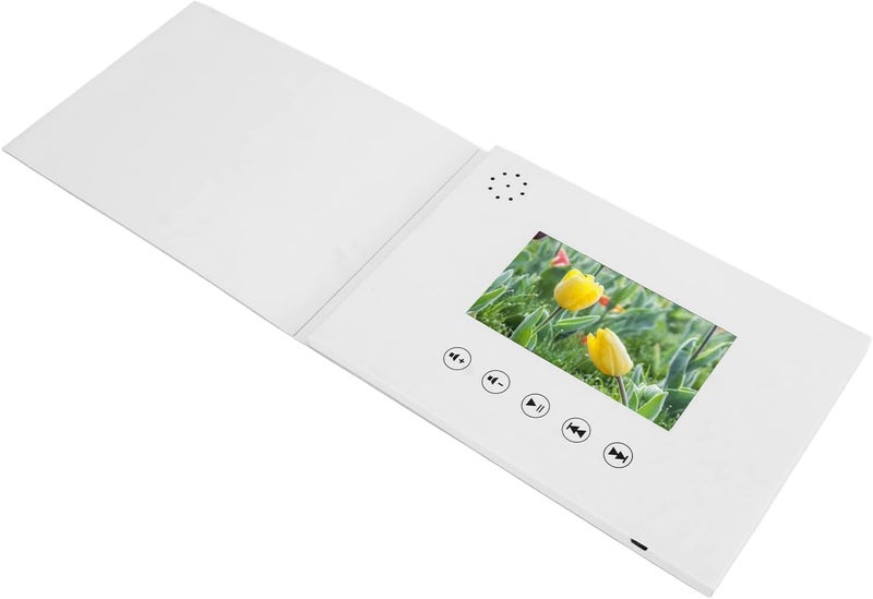 Video Greeting Card, Video Brochure Electronic Greeting Card with LCD Screen, Portable Video Greeting Card, for Birthday Christmas Anniversary (4.3inch) - Image 3